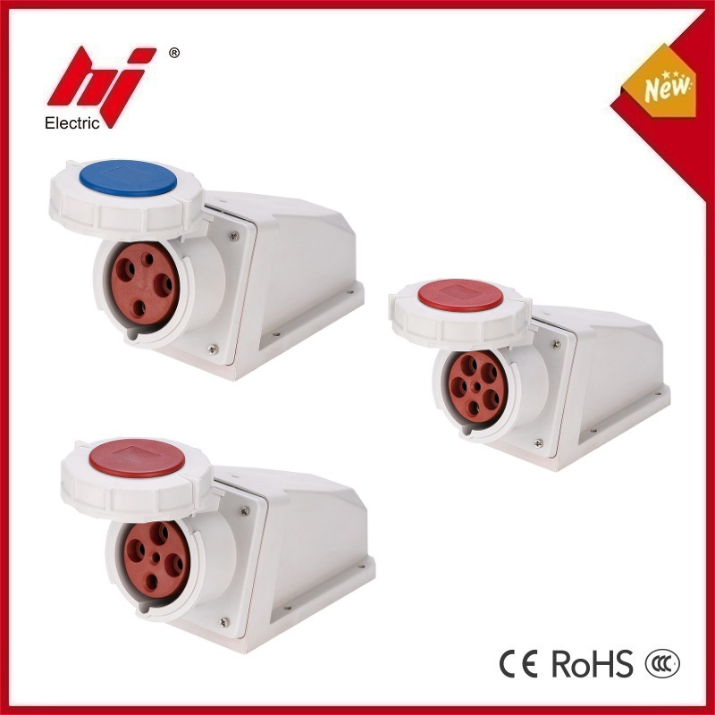 IP67冷藏专用工业插头插座3芯4芯5芯63A集装箱用400V航空插头插座