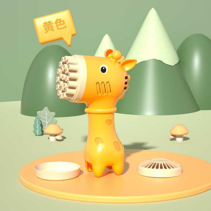 Nueva máquina de burbujas de mano de astronauta de celebridades de Internet de 32 orificios, sin fugas, pulverizador de burbujas completamente automático, juguetes para niños al por mayor