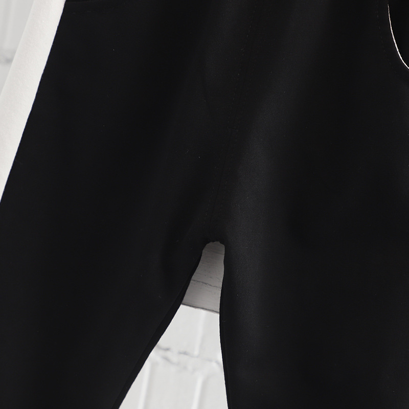 Autumn Spring New Children's Casual Baseball Suit Two Piece Boys and Girls' Sweater Set_voghion.com