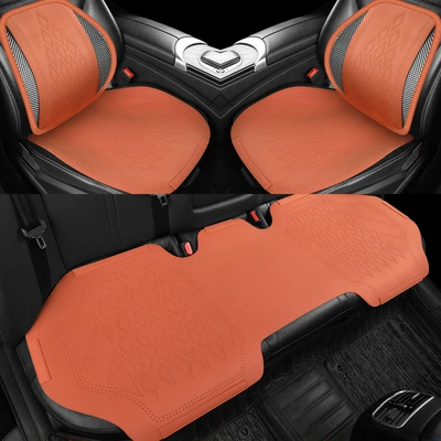 Seasons, Suede Leather Seat Cover, Four Seasons Pad