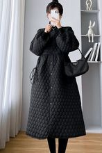 孕妇装秋装套装时尚款2025新款洋气大码秋冬款加厚棉服外套连衣裙