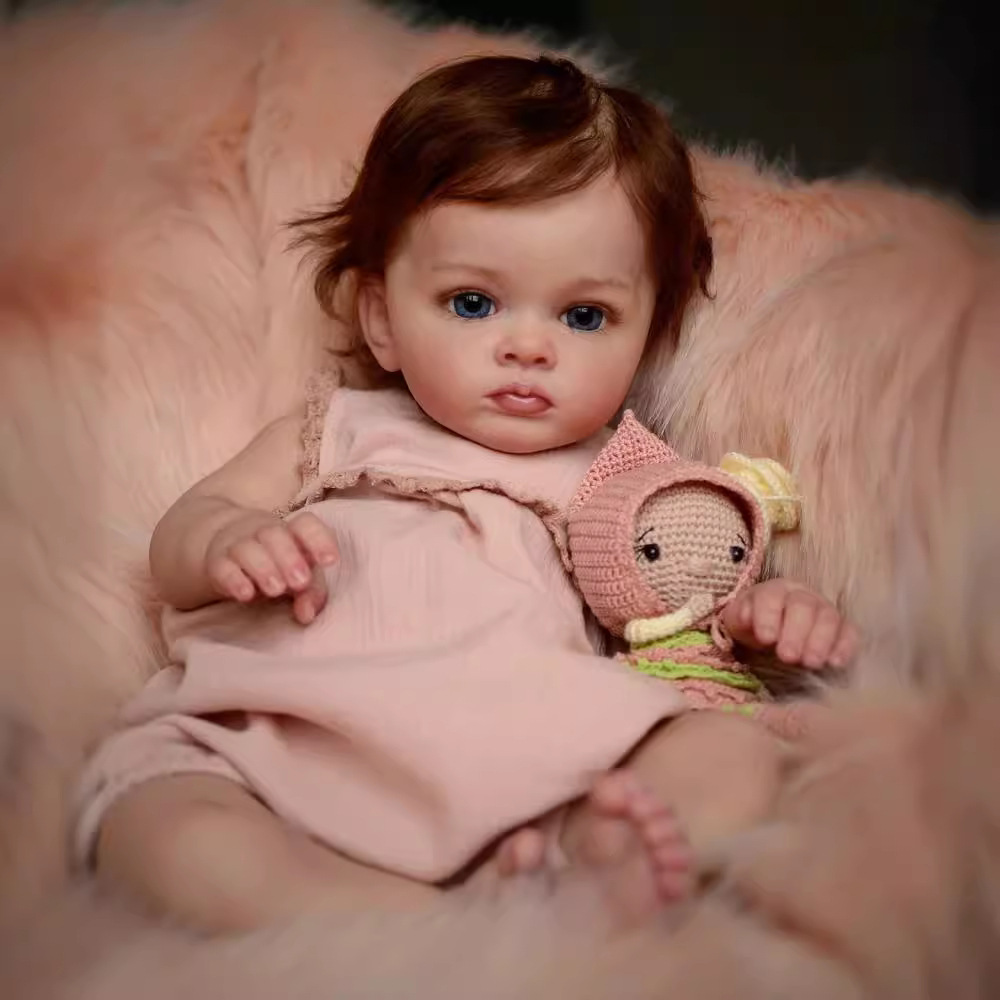 Muñecas al por mayor 55 cm muñecas muñecas renacer muñecas simulación 22 pulgadas juguetes de goma blanda muñecas