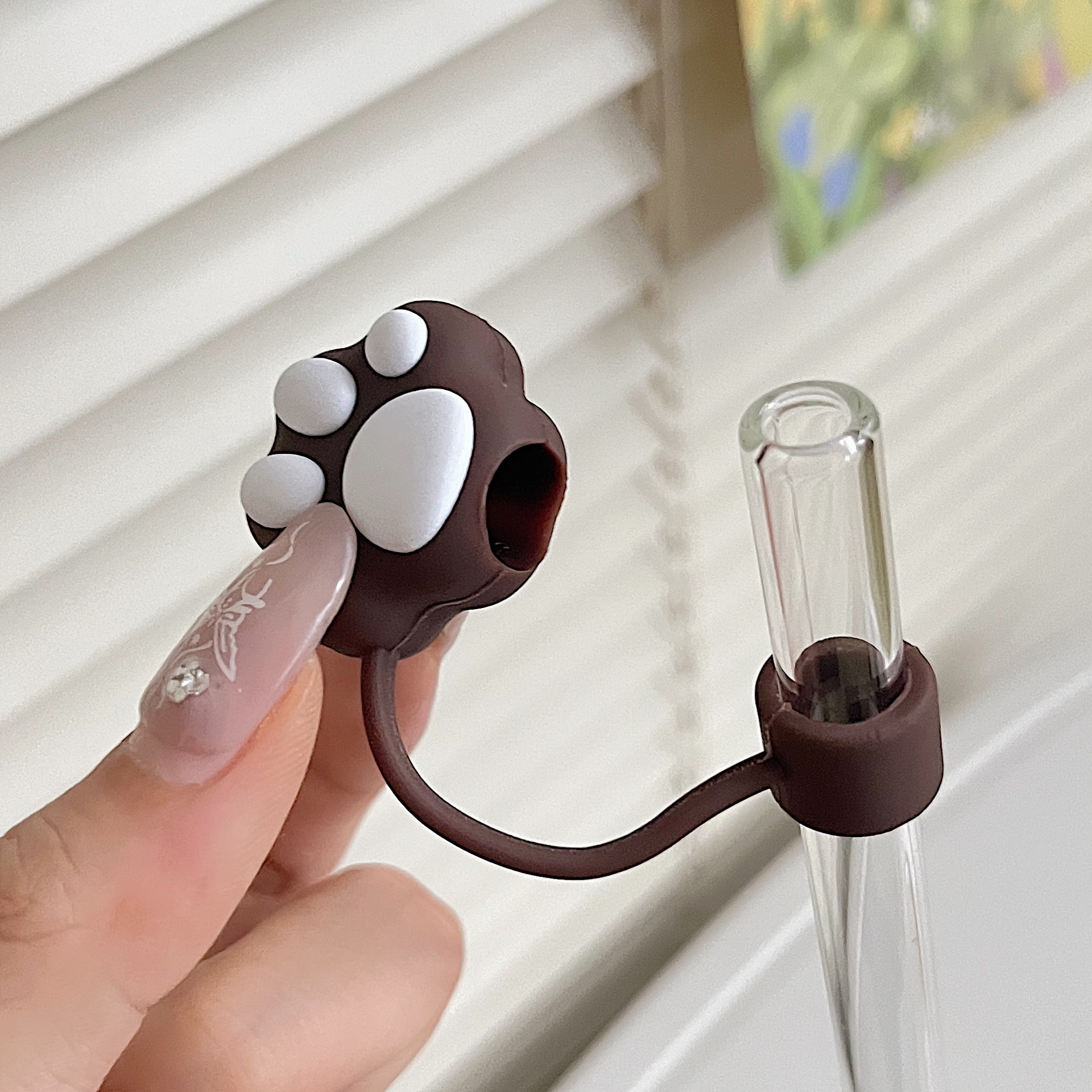 Cat Paw Straw Cap Dust Cover 2-Pack 3-Pack 4-Pack 10mm Straw Cap Stanley