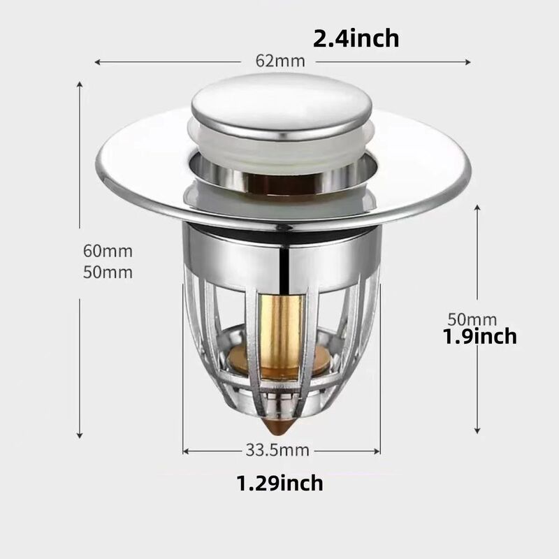 陶瓷卡通线条小狗洗脸盆卫生间洗手池漏水塞洗脸盆下水器创意跳芯|undefined