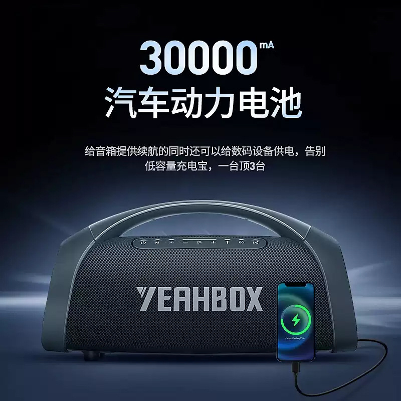 YEAHBOX/音波狮蓝牙音箱大功率200W柏林之声喇叭高端户外超重低音|undefined