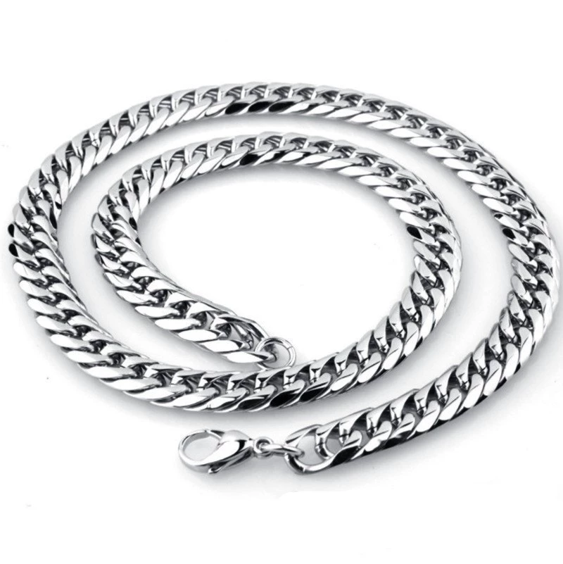 Стainless steel цепной браслет, корейский стиль, зажим лобстер/квадрат, 17–23 см