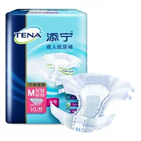 Подгузники для взрослых TENA/Tianning, Большие Подгузники размера M/L для пожилых людей, приятные для сухой и кожи, 10 подгузников для мужчин и женщин
