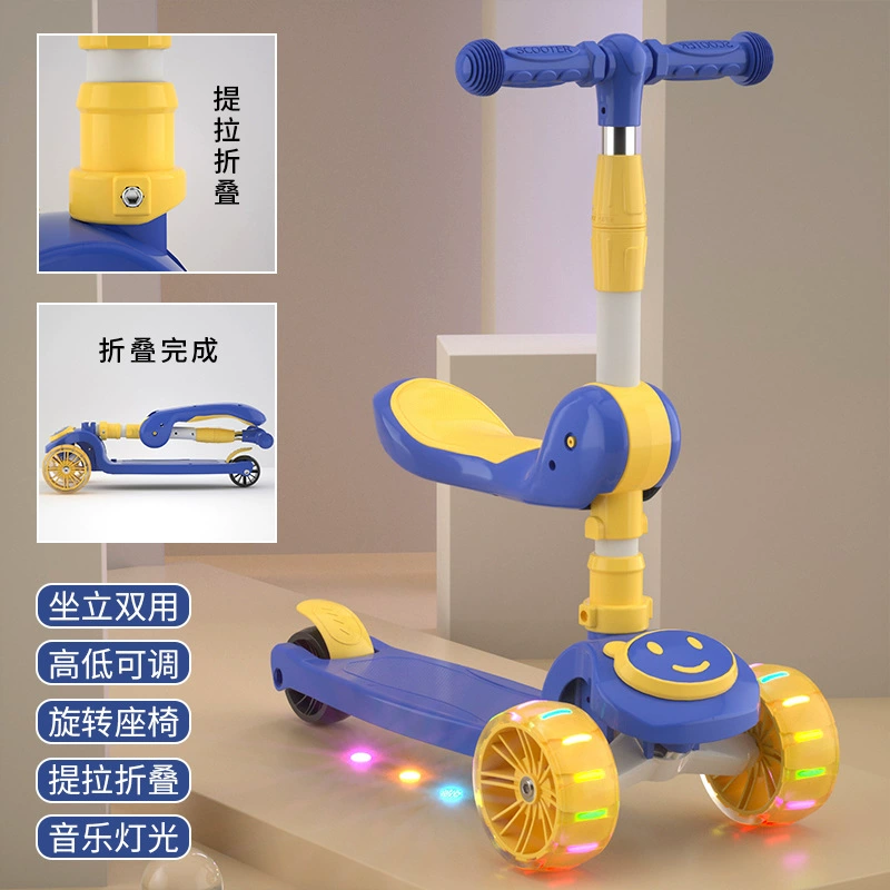 Children's scooter with seat