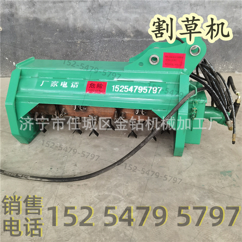 挖掘机割草机打草机厂家现货 碎树枝机粉草机除草机剪枝绿篱机