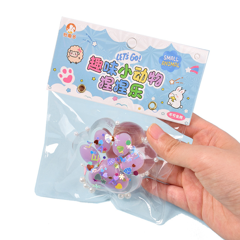 Shake sonido pequeño libro rojo explosivo TPR cristal garra de gato pellizco música niños descompresión juguetes divertidos innovadores pellizco música