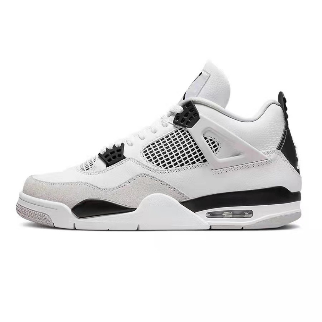 AJ4 negro negro negro rojo pequeño blanco cemento negro gato airbag zapatos de baloncesto Joe4 antideslizante zapatos de hombre y mujer zapatos deportivos transfronterizos image 25