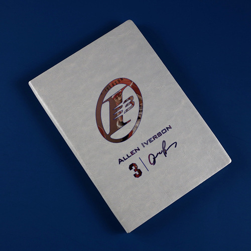 A5 soft leather notebook fans peripheral lambskin soft surface copy 100 pages basketball star exclusive notebook gift