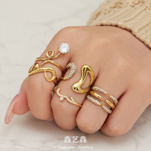 �����ϸ����Ƕ�ʯ���ڽ�ָ��϶�18k���INSС��ʱ���������Ʒ