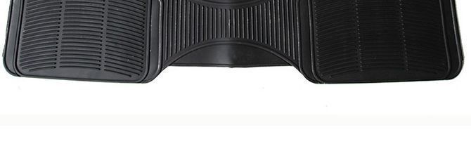 Dustproof foot mat, car floor mat, small bull-eye design, suitable for PVC solid color car floor mats, single piece, all-season, waterproof