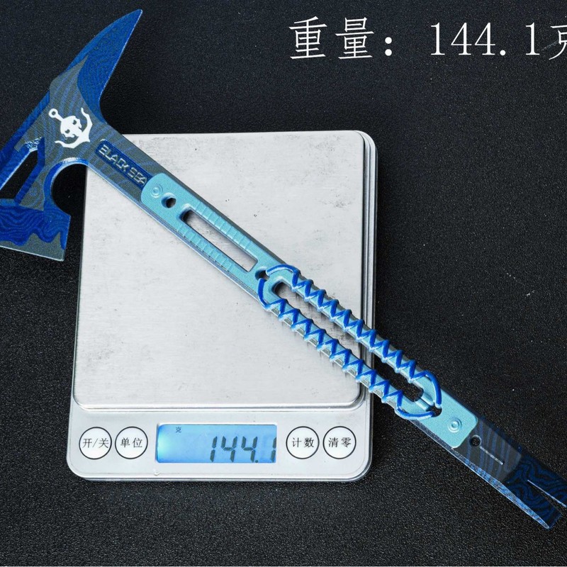 三角洲行动 周边近战武器 1:1超大号合金黑海战斧渐变色合金|undefined