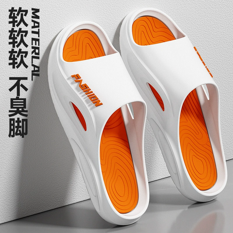 2025 новых мужских тапочек для дома, лета, общежития, бесшумные нескользящие мужские тапочки для улицы