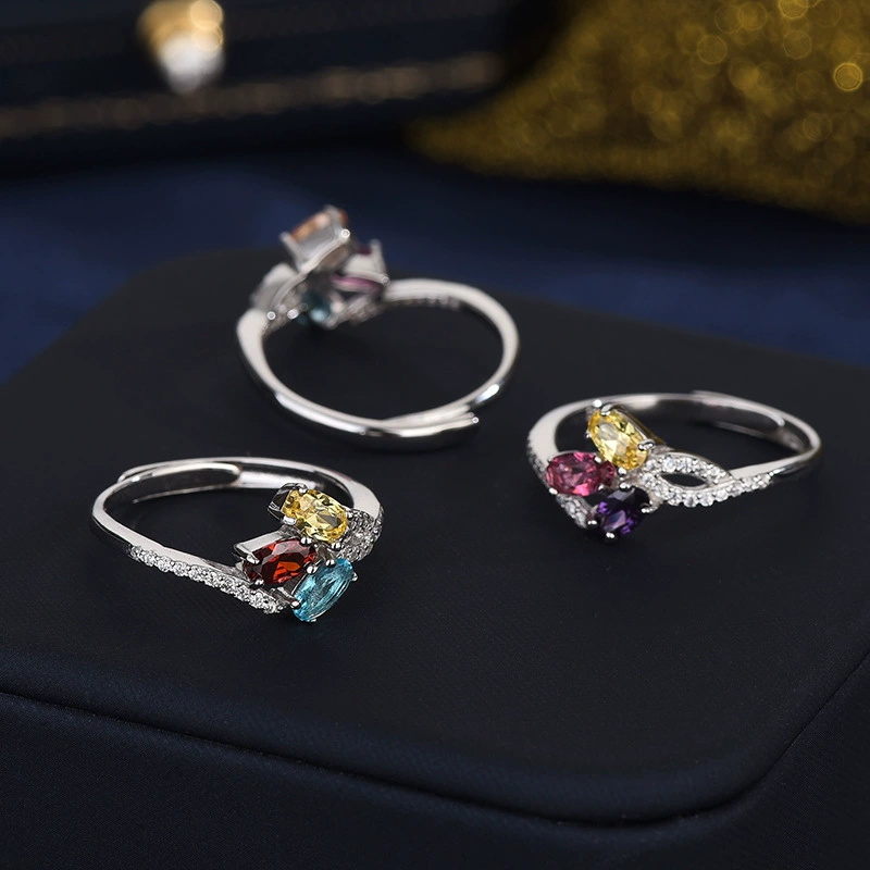 (Cross-border trading), wedding ring, jewelry, accessory, silver 925 sample, micro incrustation