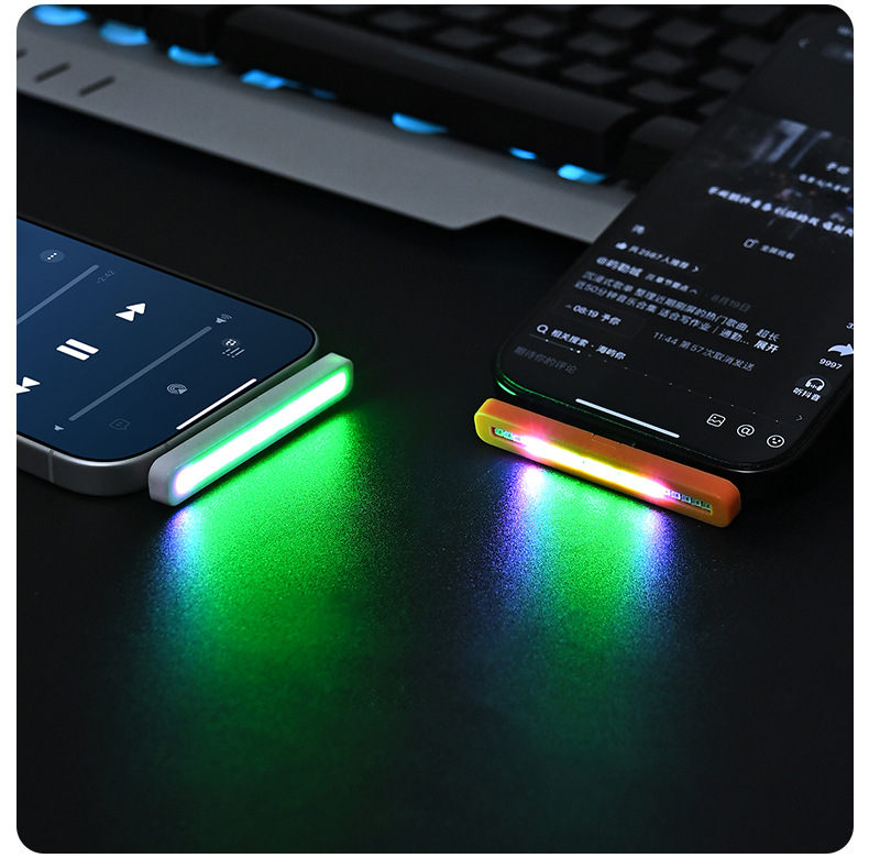 Mobile phone car typec interface ambient light LED no modification required decorative light interior car lighting car sound-activated rhythm light