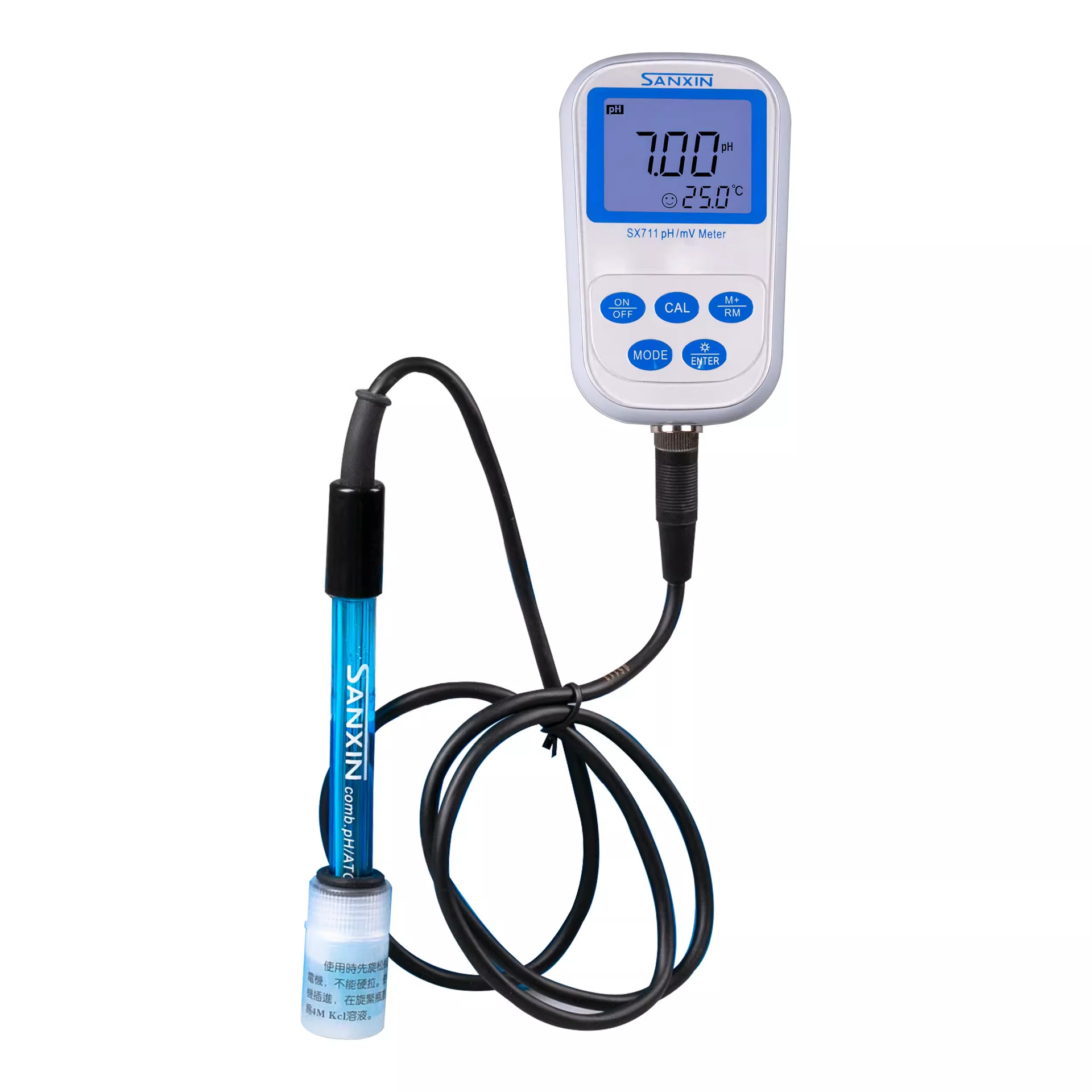 【上海三信】SX711便携式PH计/便携式酸度计/-2.00 ~ 19.99pH