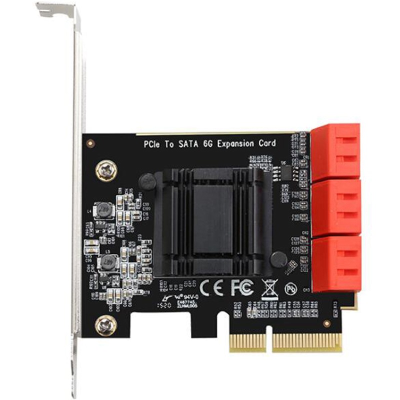 PCIE to 6 port SATA 3.0 expansion card 6g 6G supports NAS Synology/mac/linux