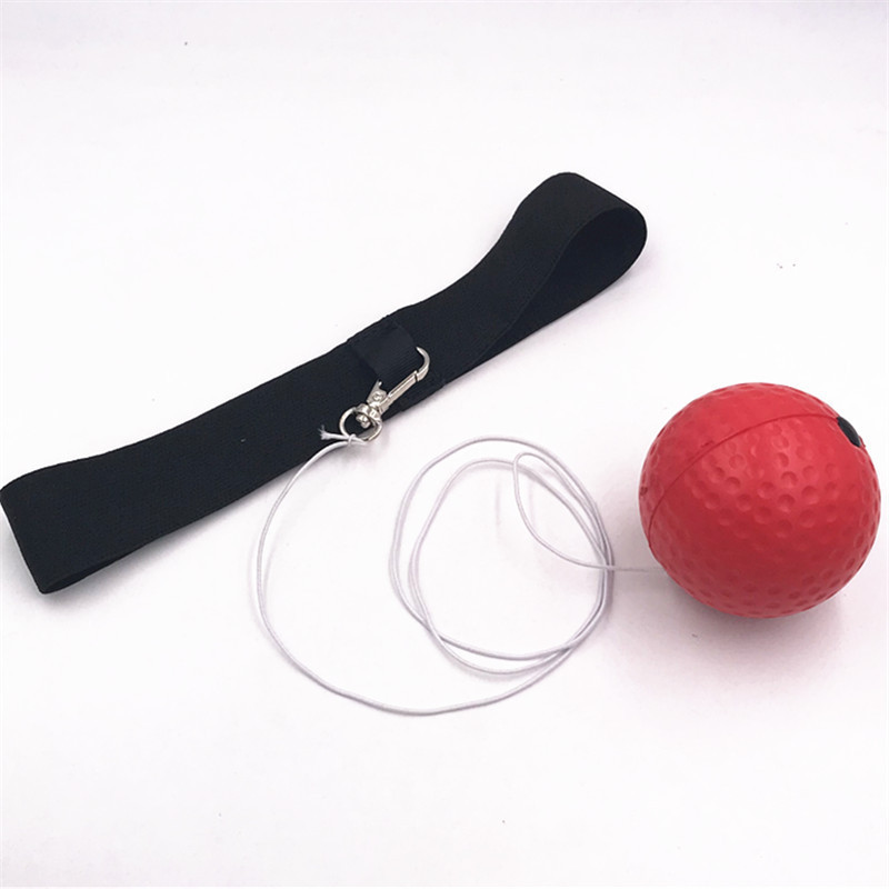 Pelota de boxeo con cabezal de PU, pelota de velocidad, pelota de reacción, entrenamiento de lucha, capacidad de reacción, coordinación, alivio del estrés, pelota oscilante