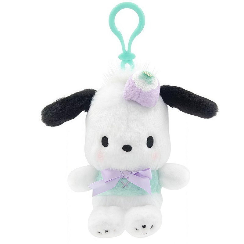 正版授权三丽鸥花卉系列HelloKitty库洛米美乐蒂毛绒公仔挂件玩偶|undefined