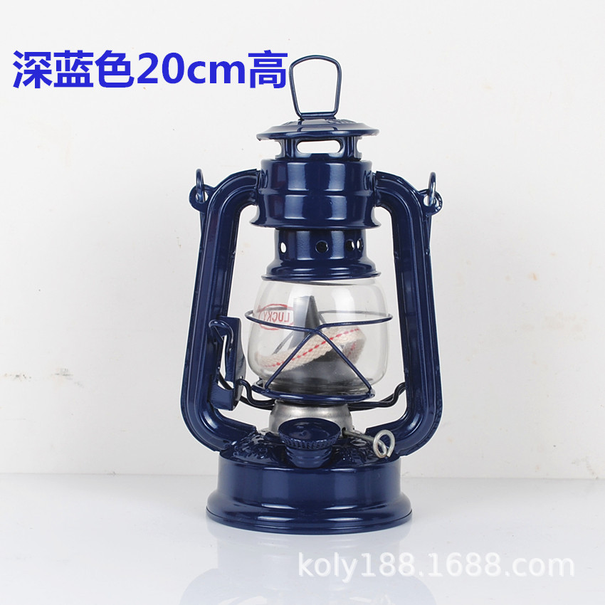 (245 #) azul oscuro 19,5 cm de alto