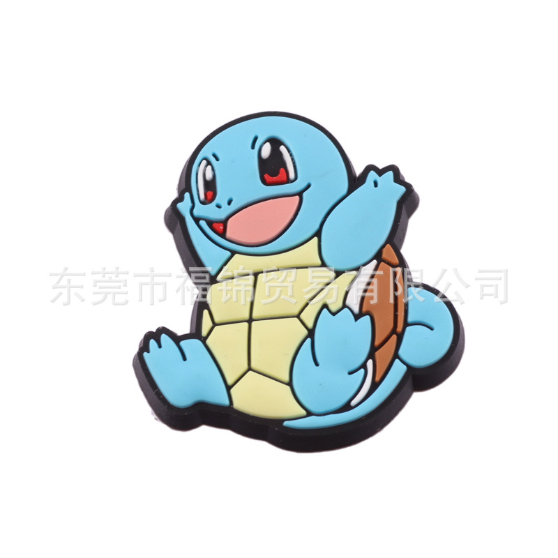2025 nuevos accesorios de zapatos de botón de flores de zapatos de botón de flores de Pokémon, el mismo tipo de accesorios al por mayor