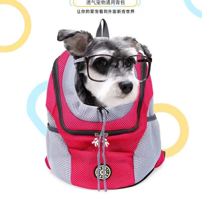 Mascota mochila perro mochila espacio gato bolsa de viaje portátil transpirable pecho bolsa de suministros para mascotas transfronteriza