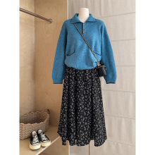 秋季女装2025新款一整套入冬穿搭森系小清新别致绝美连衣裙子套装