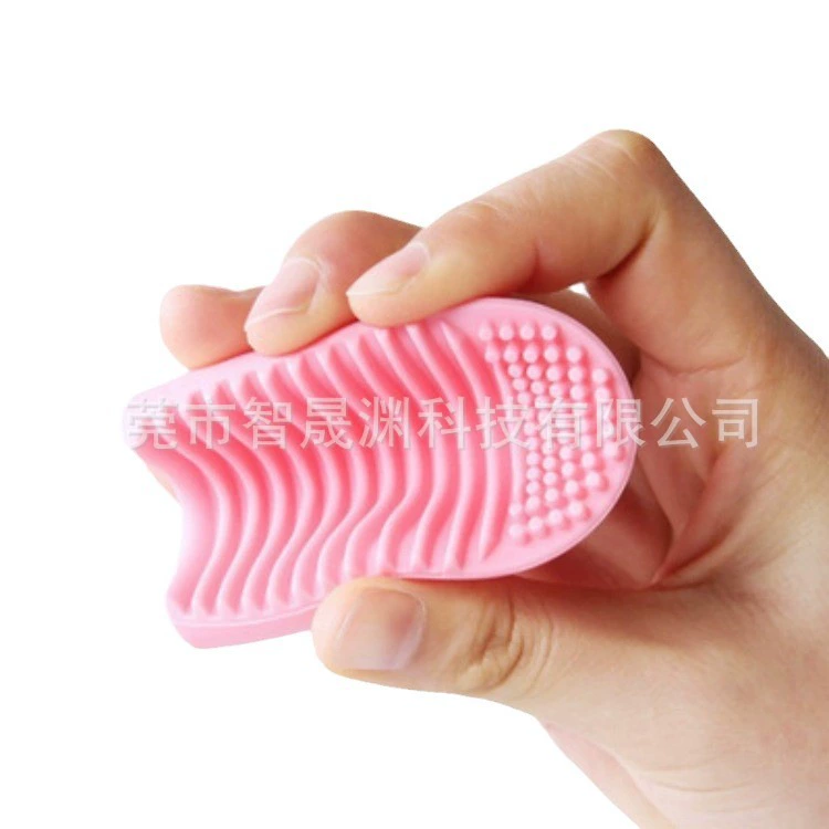 Silicone makeup primer, brush, sponge