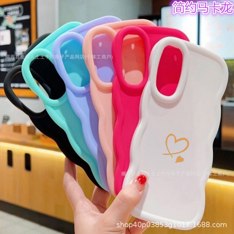 Wave Pattern Case Suitable for Samsung Galaxy S25 Phone Case Samsung A56 Protective Cover S24 Girl Style Note20U3 Wave Pattern Case Suitable for Samsung Galaxy S25 Phone Case Samsung A56 Protective Cover S24 Girl Style Note20U3