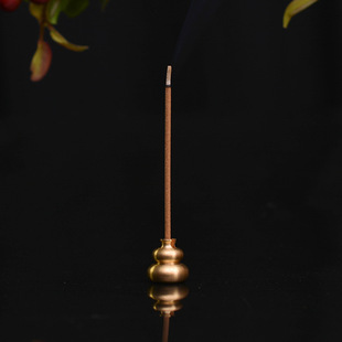Copper Gourd Incense Burner Incense Holder Incense Stand Incense Rack Incense Burner Accessories Coil Incense Stick Small Dual-Purpose Incense Holder