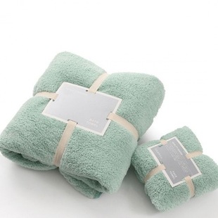 Towel Three-Piece Set Bath Towel + Soft, Absorbent and Lint-Free, Softer Than Cotton, Men's and Women's Adult Couple's Kidsren's Bath Towel