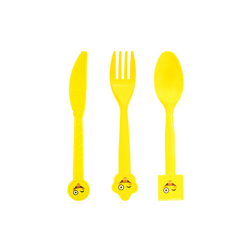 Bestselling smiley face party decoration supplies popcorn box invitation card gift bag mask