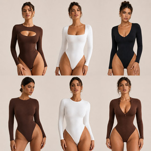 AYM041808 Shapewear Bodysuit Long Sleeve Naked Feel Aoyema wholesale