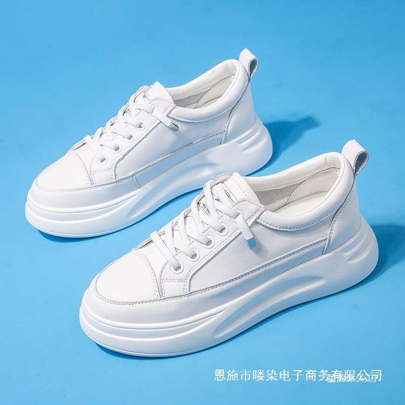 Casual White Shoes for Women 2025 New Spring and Autum Thick-Soled Mesh Slip-On High-Top Sneakers with Increased Height and Versatile Casual White Shoes for Women 2025 New Spring and Autum Thick-Soled Mesh Slip-On High-Top Sneakers with Increased Height and Versatile