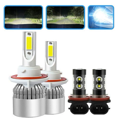 Ön faralar — Low Beam Modified Headlights - c6-h13-2-pieces-lens-fog-lamp-h11-2-pieces