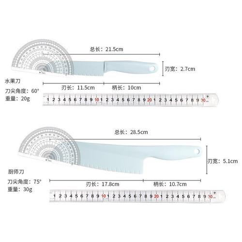 宝宝辅食砧板安全刀具套装塑料菜刀不伤手水果刀全套专用批发