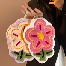 有钱花擦手毛巾挂式厨房卫生间创意毛巾浴室吸水不发臭速干抹手巾