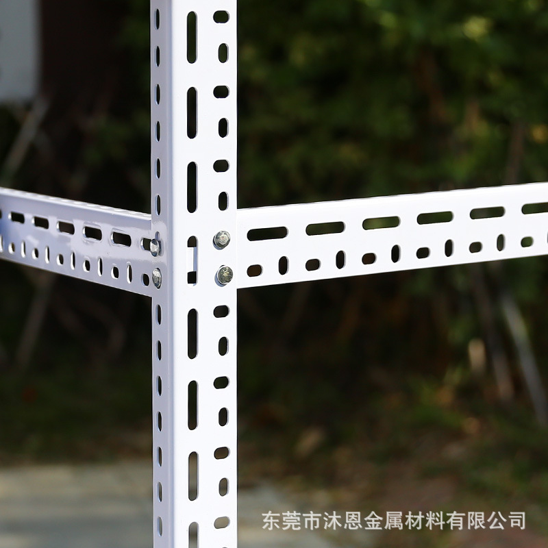 Perforated Triangular Iron, Universal Angle Steel Material Storage Rack, Warehouse Goods Storage Rack, Household Iron Storage Rack