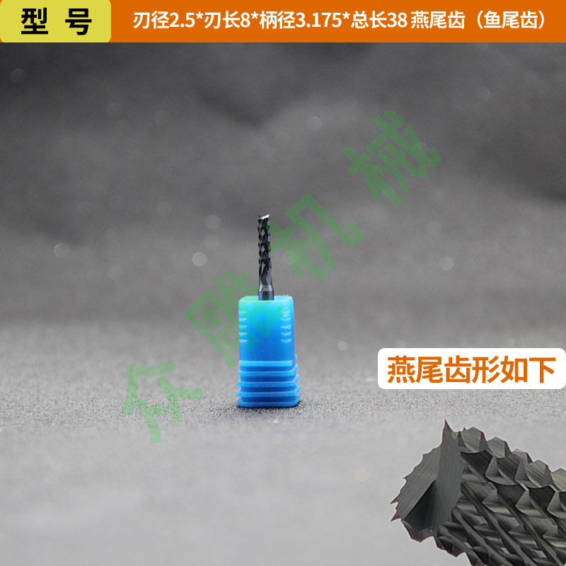 Cuchillo de maíz de acero de tungsteno recubierto de diamante DLC Fibra de vidrio Fibra de carbono FRP Fresa de piedra artificial de grafito