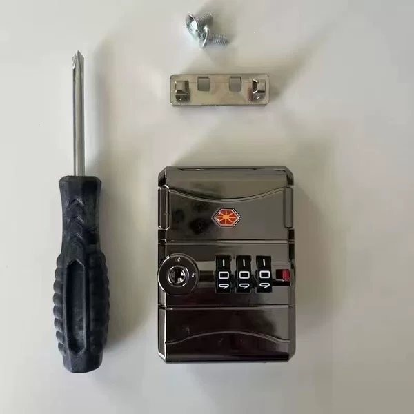 Luggage lock accessories, repair and replacement of suitcase locks, travel suitcase locks, customs suitcase locks, universal fit for similar models