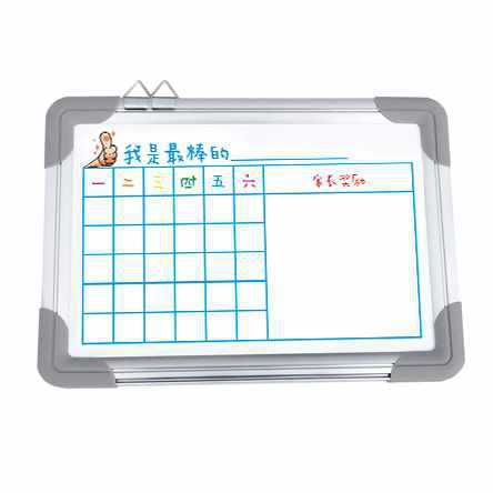 A4 small whiteboard hanging magnetic blackboard drawing board green board children's primary school student mini writing board message board answer board