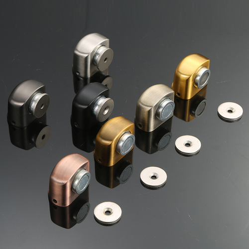 Strong magnetic suction door bedroom door stopper anti-collision door stop door collision hotel room door zinc alloy door stopper