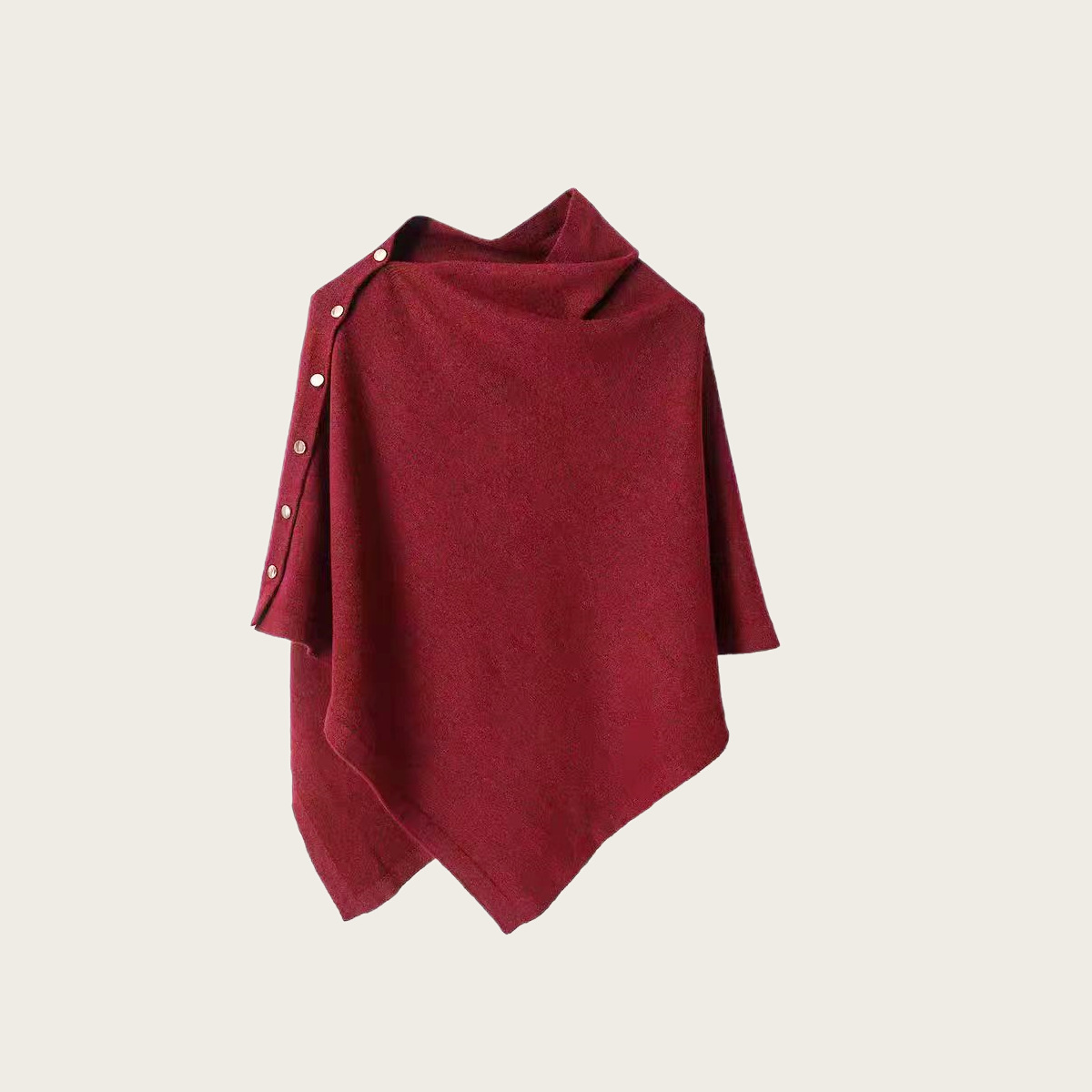 Women's High-End Outerwear Shawl, Stylish Scarf, Warm Cape, Knitted Jacket for Autumn and Winter