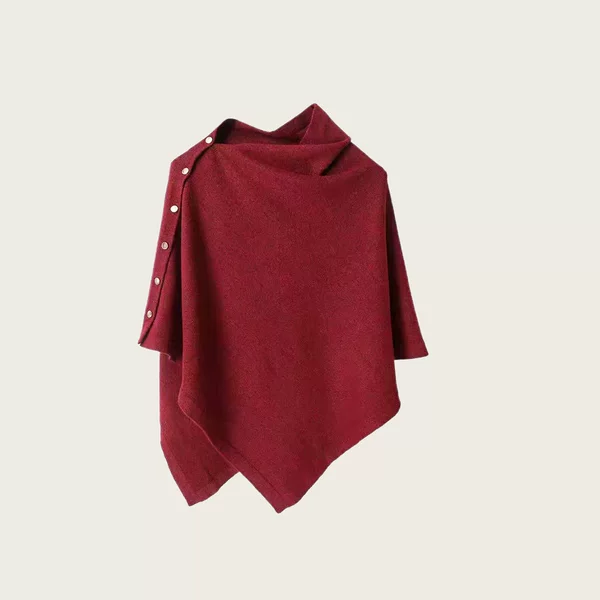 Women's High-End Outerwear Shawl, Stylish Scarf, Warm Cape, Knitted Jacket for Autumn and Winter
