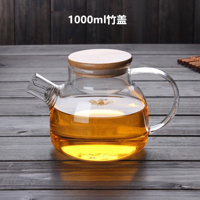 Japanese glass teapot, fruit tea, set, increased thickness