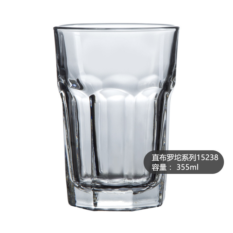 Libbey Libby vidrio espesado Long Island Iced Tea taza de café octogonal taza de jugo de limón Latte Mocha Taza