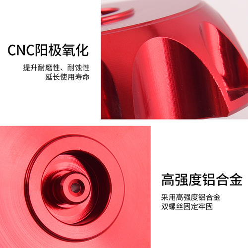 Wholesale Off-road Motorcycle Modification Accessories Large Gassie Plastic Fuel Tank Aluminum Fuel Tank Cap Fuel Can Cover Vent Cap 